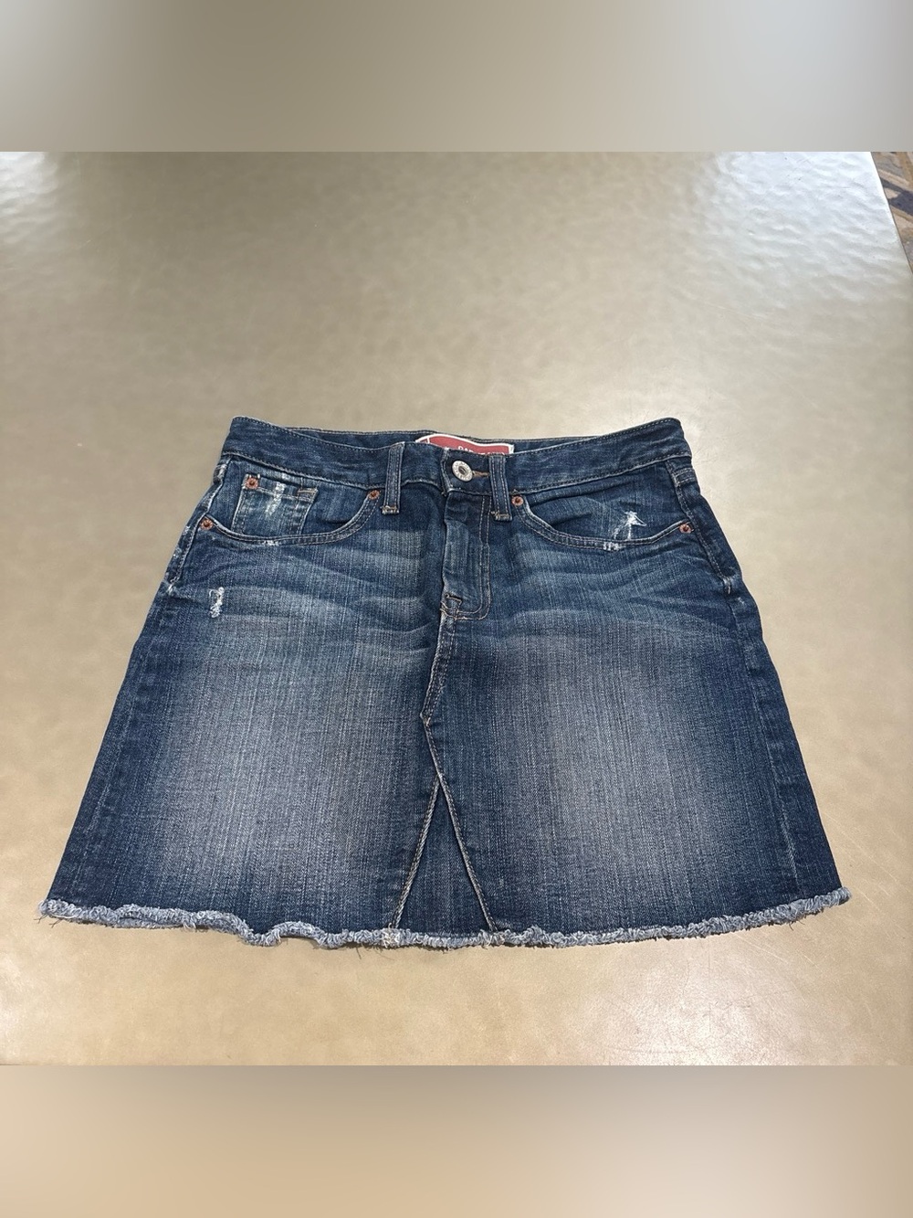 Gap Denim Mini Skirt in Dark Blue